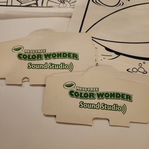 Crayola Color Wonder Replacement Parts Colouring Sheets Music Discs - Picture 3 of 3